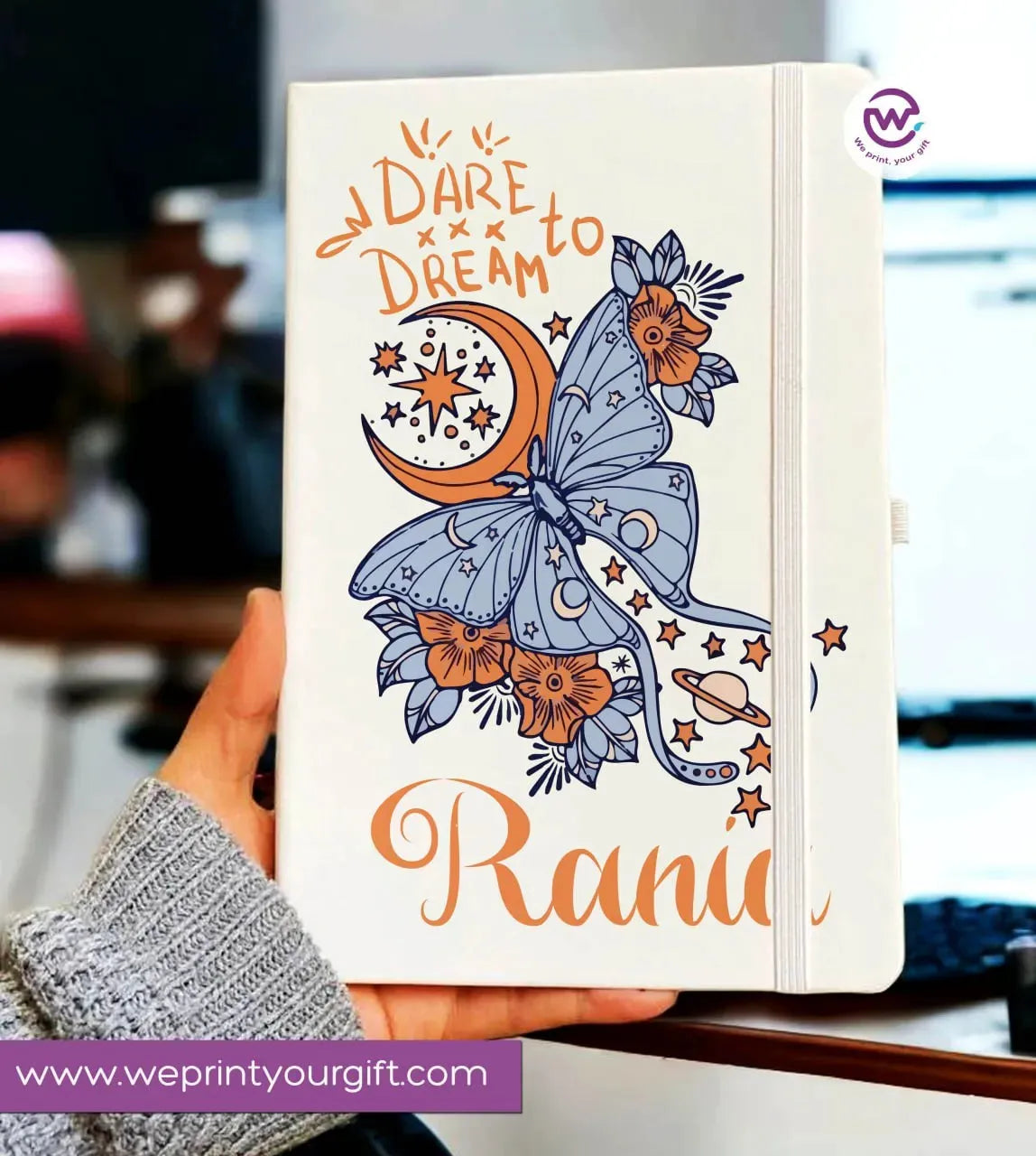 Notebook with Elastic Band - DREAM CATCHER - WE PRINT