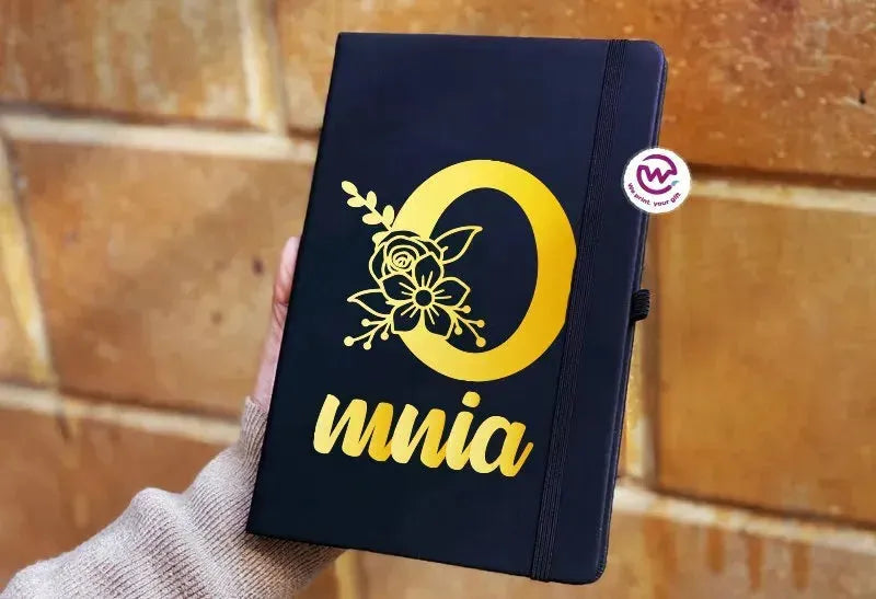 Notebook with Elastic Band - ENGLISH-NAMES - WE PRINT