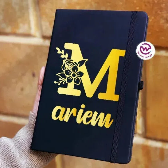 Notebook with Elastic Band - ENGLISH-NAMES - WE PRINT