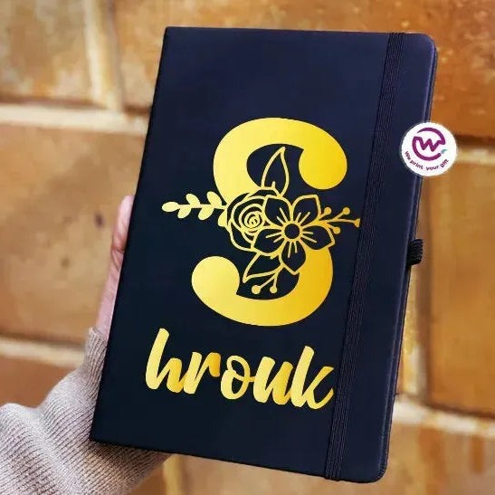 Notebook with Elastic Band - ENGLISH-NAMES - WE PRINT