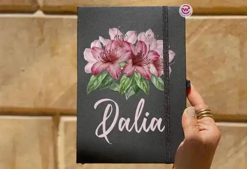 Notebook with Elastic Band - Floral - WE PRINT