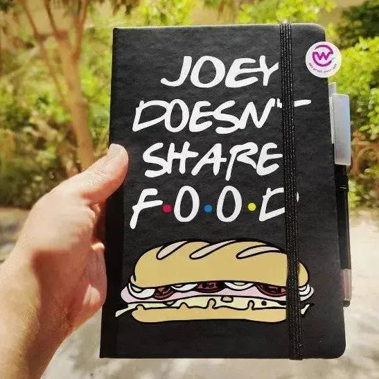 Notebook with Elastic Band- Friends - WE PRINT