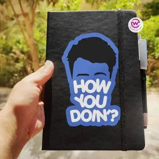 Notebook with Elastic Band- Friends - WE PRINT