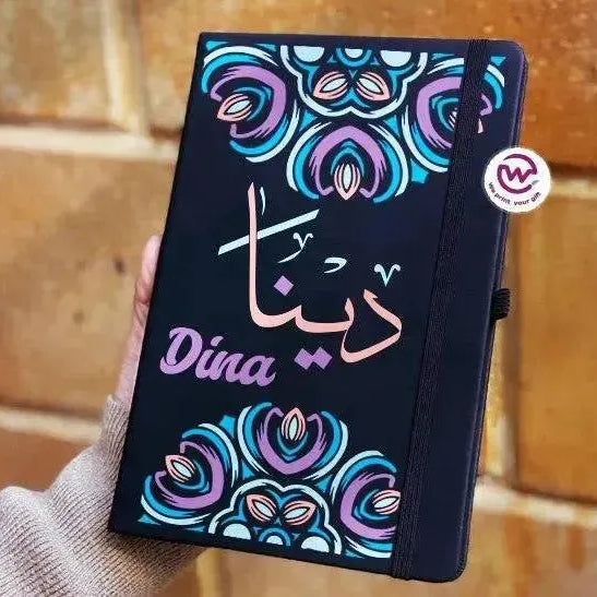 Notebook with Elastic Band - Mandala - WE PRINT