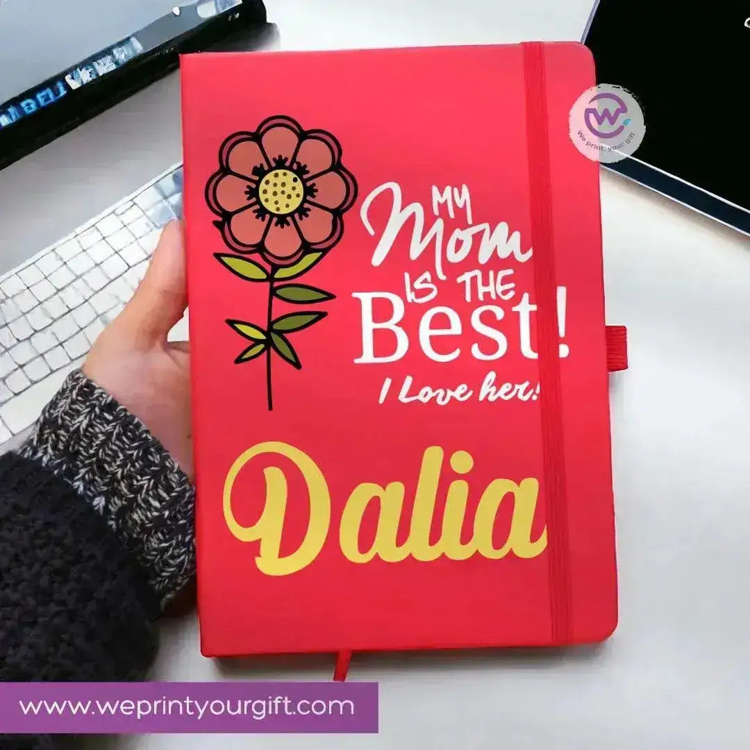 Notebook with Elastic Band -Mom Designs - WE PRINT