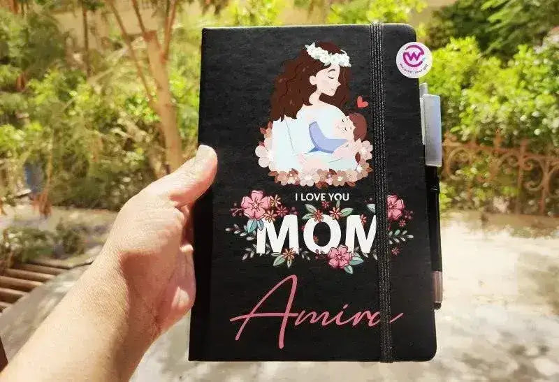Notebook with Elastic Band- Mother's Day Designs - WE PRINT