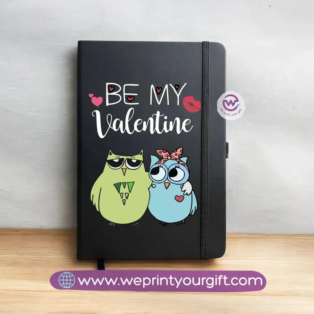 Notebook with Elastic Band-Valentine’s Day Designs - WE PRINT