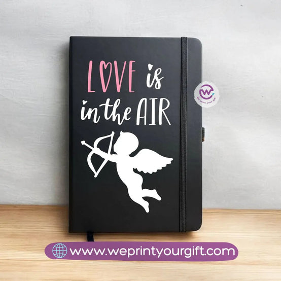 Notebook with Elastic Band-Valentine’s Day Designs - WE PRINT
