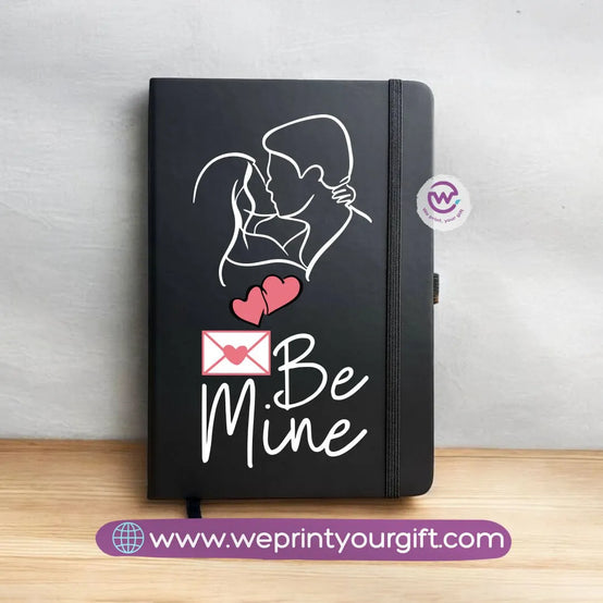 Notebook with Elastic Band-Valentine’s Day Designs - WE PRINT