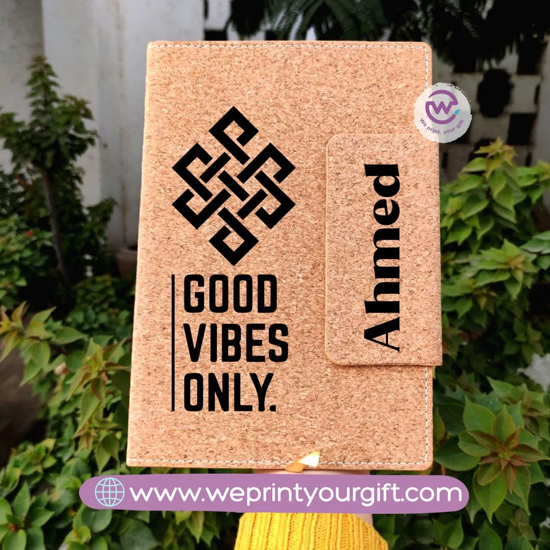 Notebook with magnetic closure-English quotes - WE PRINT