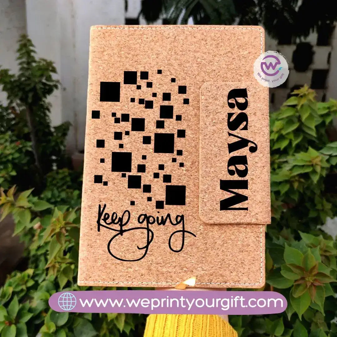 Notebook with magnetic closure-English quotes - WE PRINT