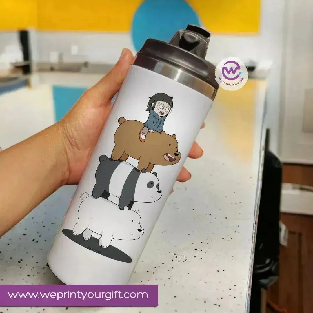 Ordinary Starbucks Mug - Stainless Steel - We bare bears - WE PRINT