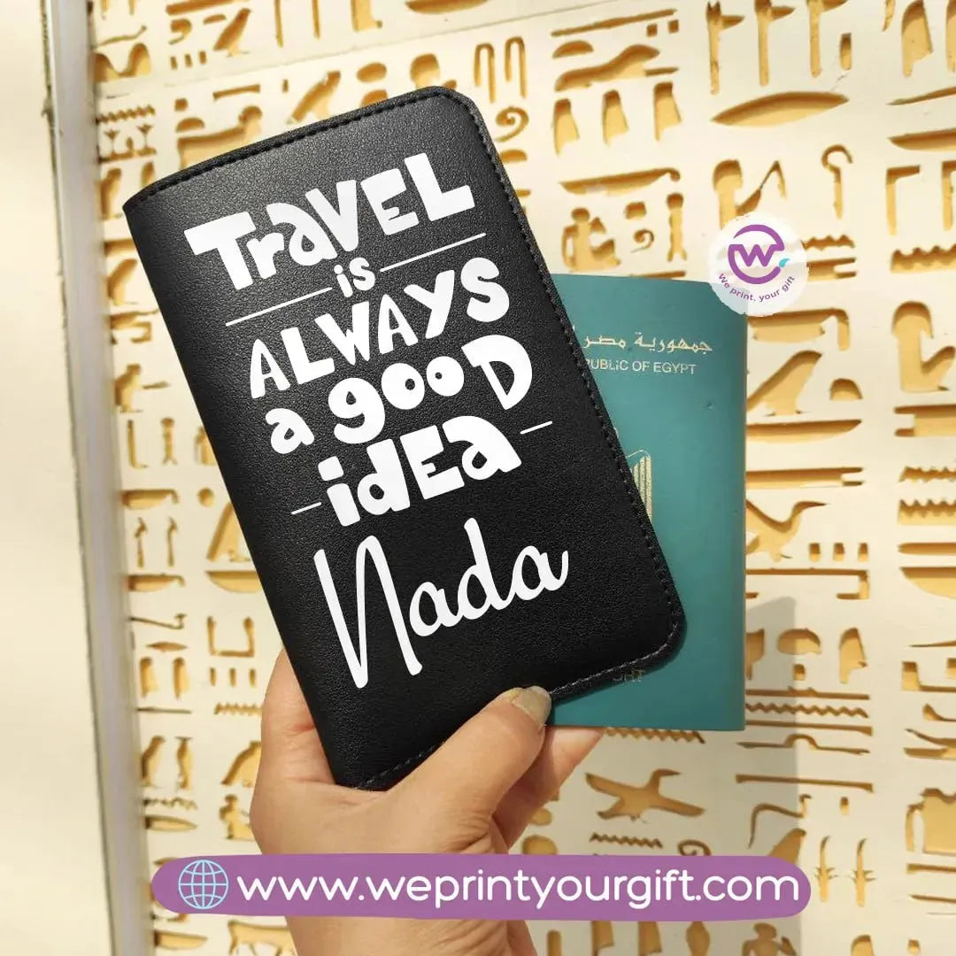 Personalised Passport Cover- Names - WE PRINT