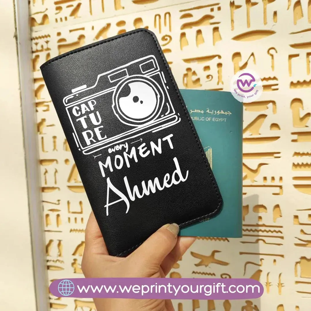 Personalised Passport Cover- Names - WE PRINT