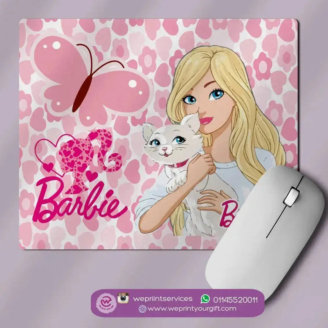 personalized mouse pads- Barbie - WE PRINT