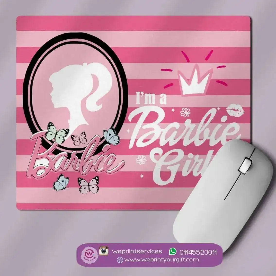 personalized mouse pads- Barbie - WE PRINT