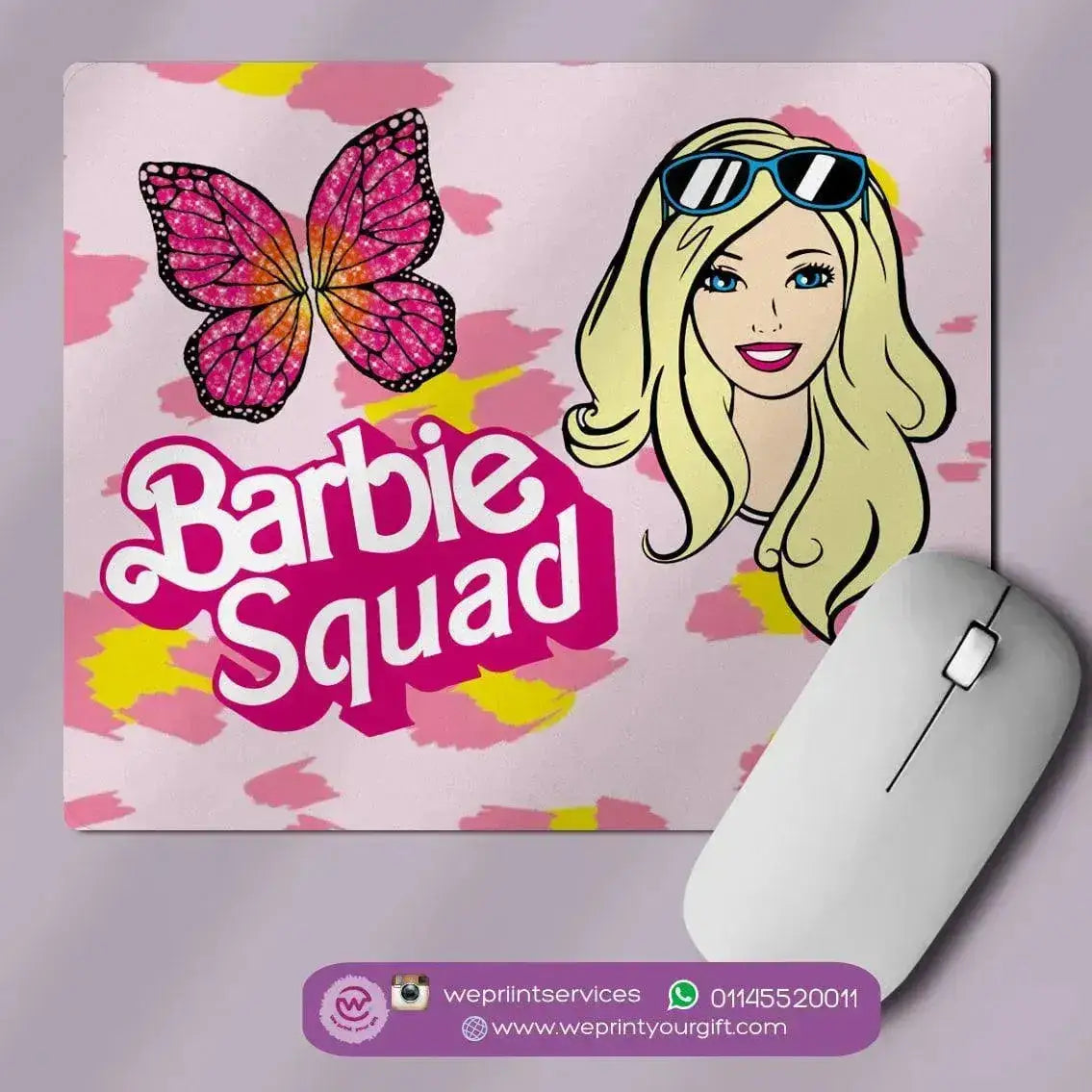 personalized mouse pads- Barbie - WE PRINT