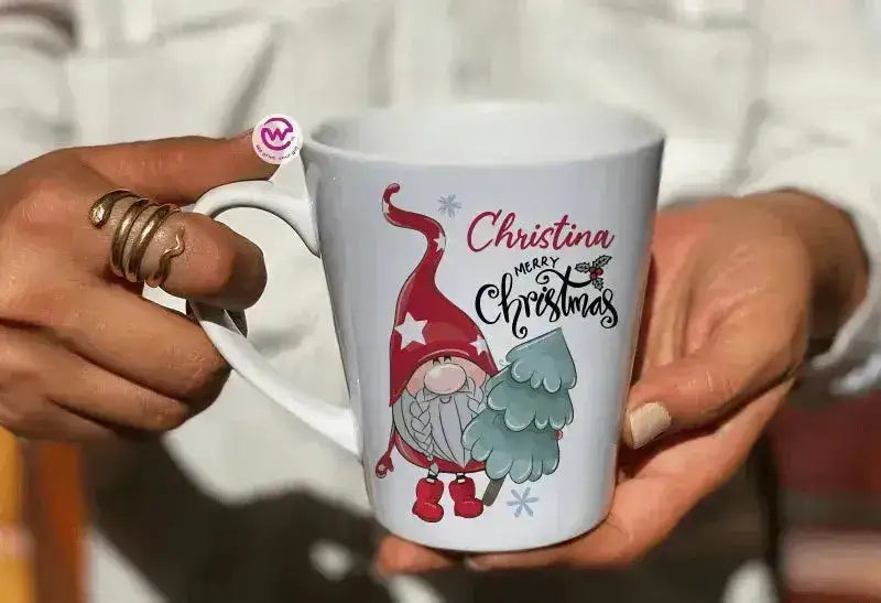 Personalized Mugs -Conical - Christmas Day - WE PRINT
