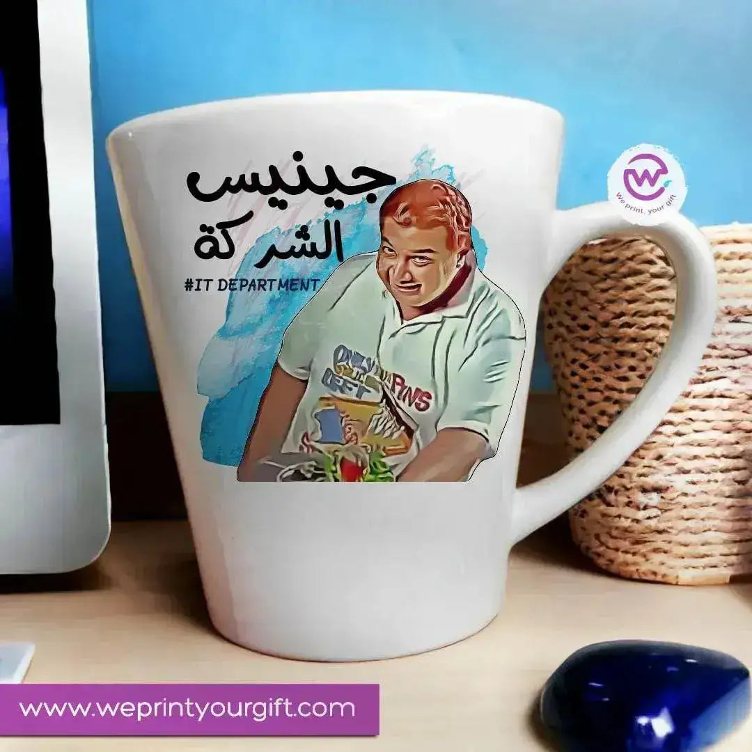 Personalized Mugs-Conical- Comic-A - WE PRINT