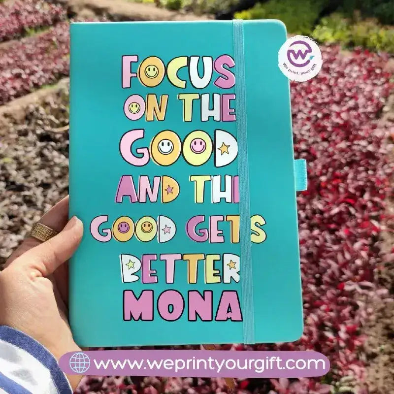 personalized notebook- Names - WE PRINT