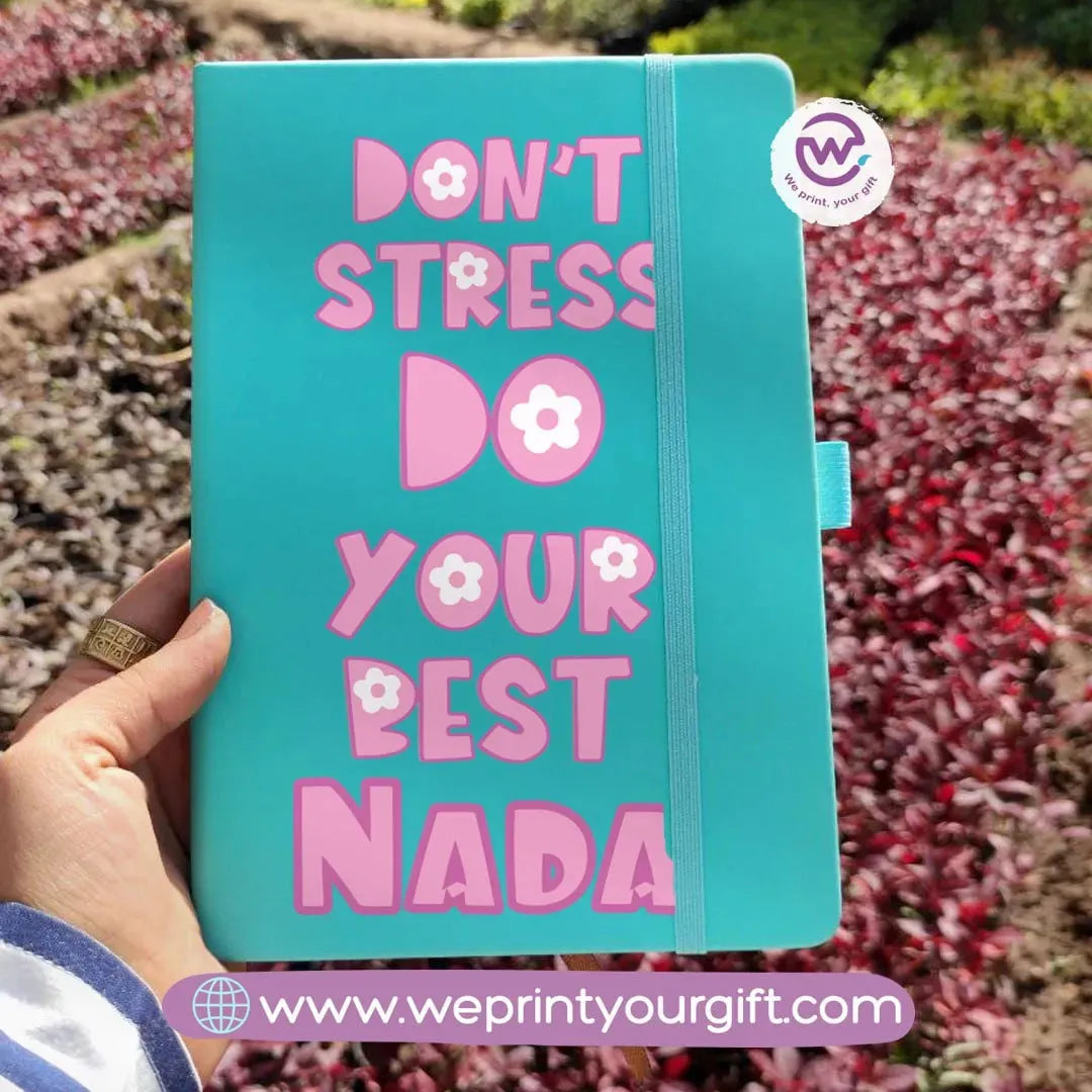 personalized notebook- Names - WE PRINT