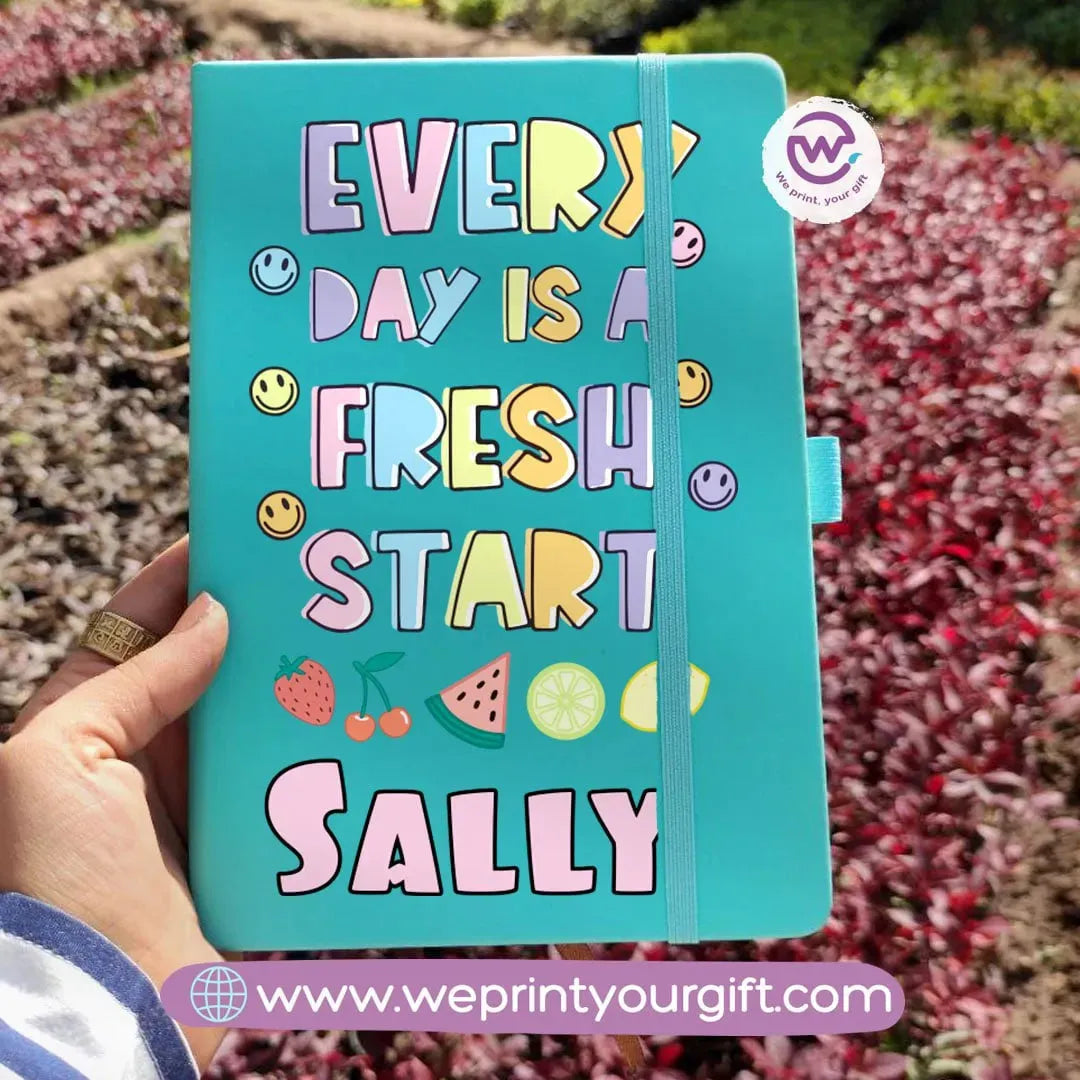 personalized notebook- Names - WE PRINT