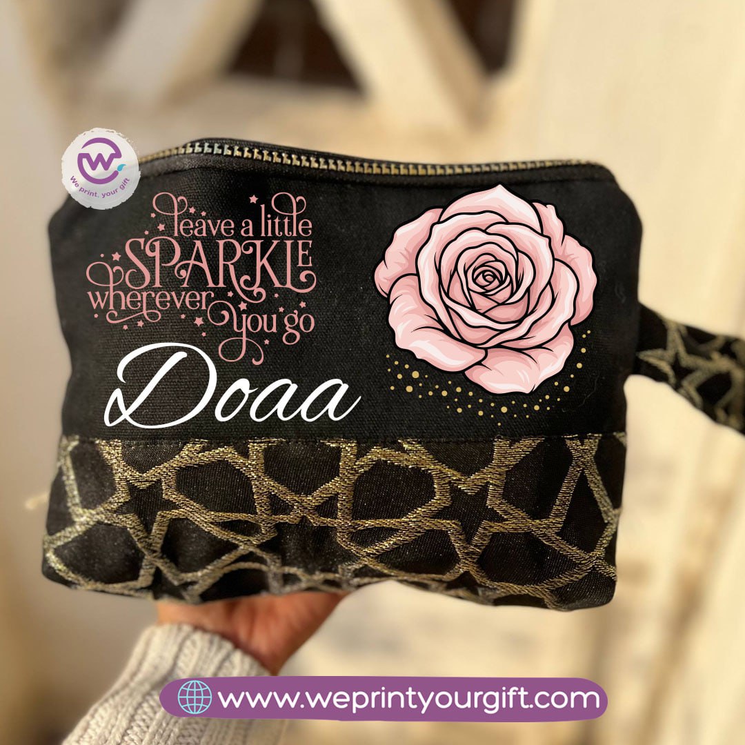 Pencil Case with Islamic Patterns & Tassels | Motivational Digital Art Designs – 17 × 23 cm