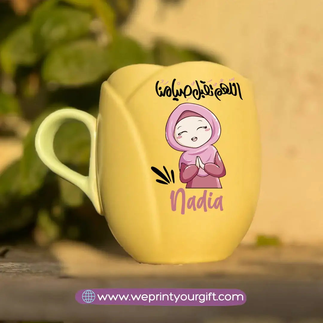 Tulip Flower Mug – 300 ml | Ramadan Design - WE PRINT