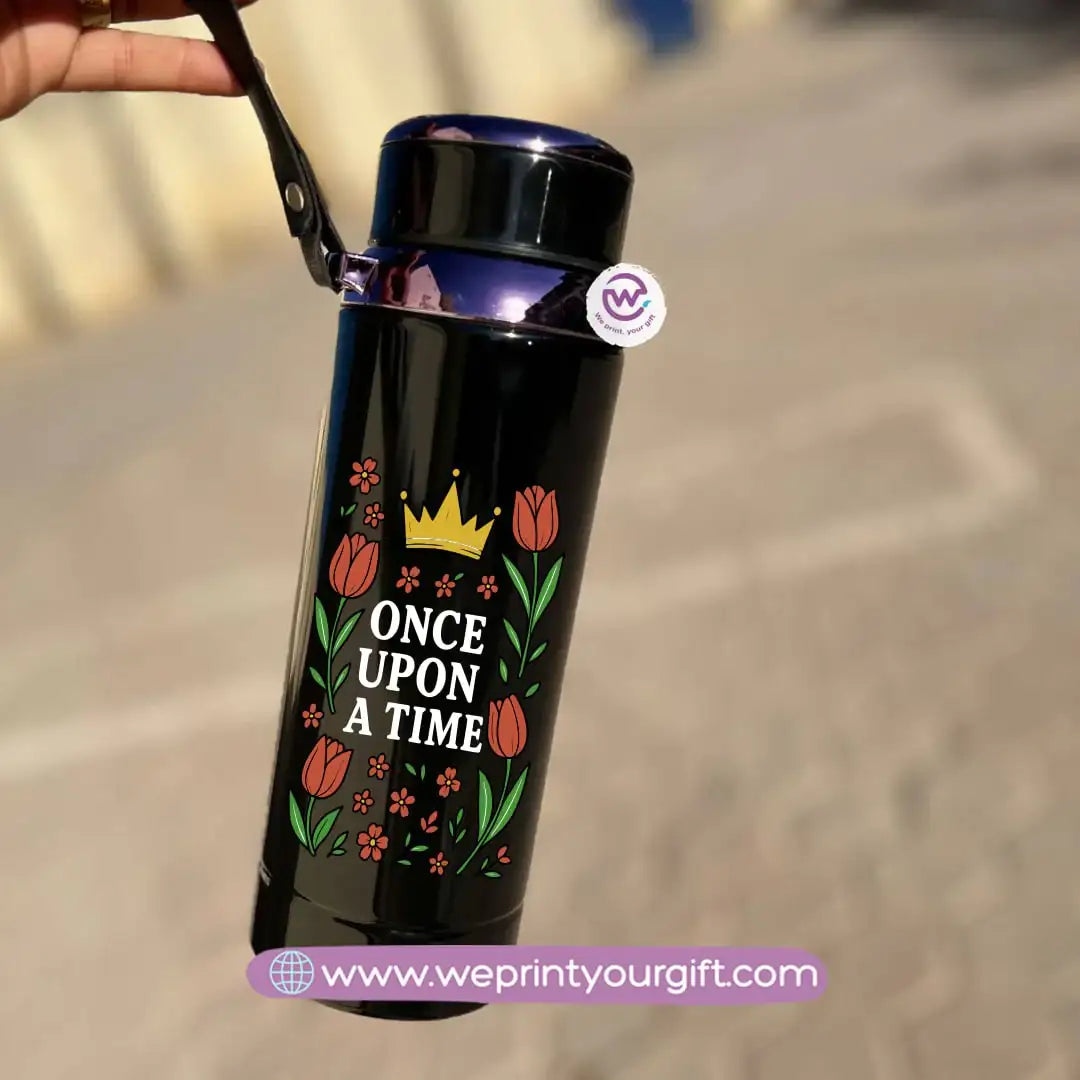 Thermal Bottle Stainless Steel with Infuser – 800ml | Motivational Doodle Design - WE PRINT