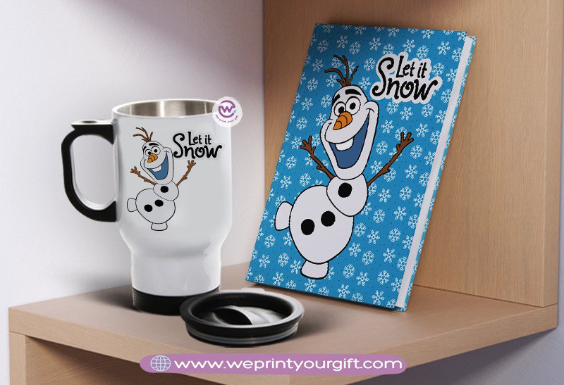Christmas Notebook & Travel Mug Set – Festive Personalized Gift | We Print Your Gift