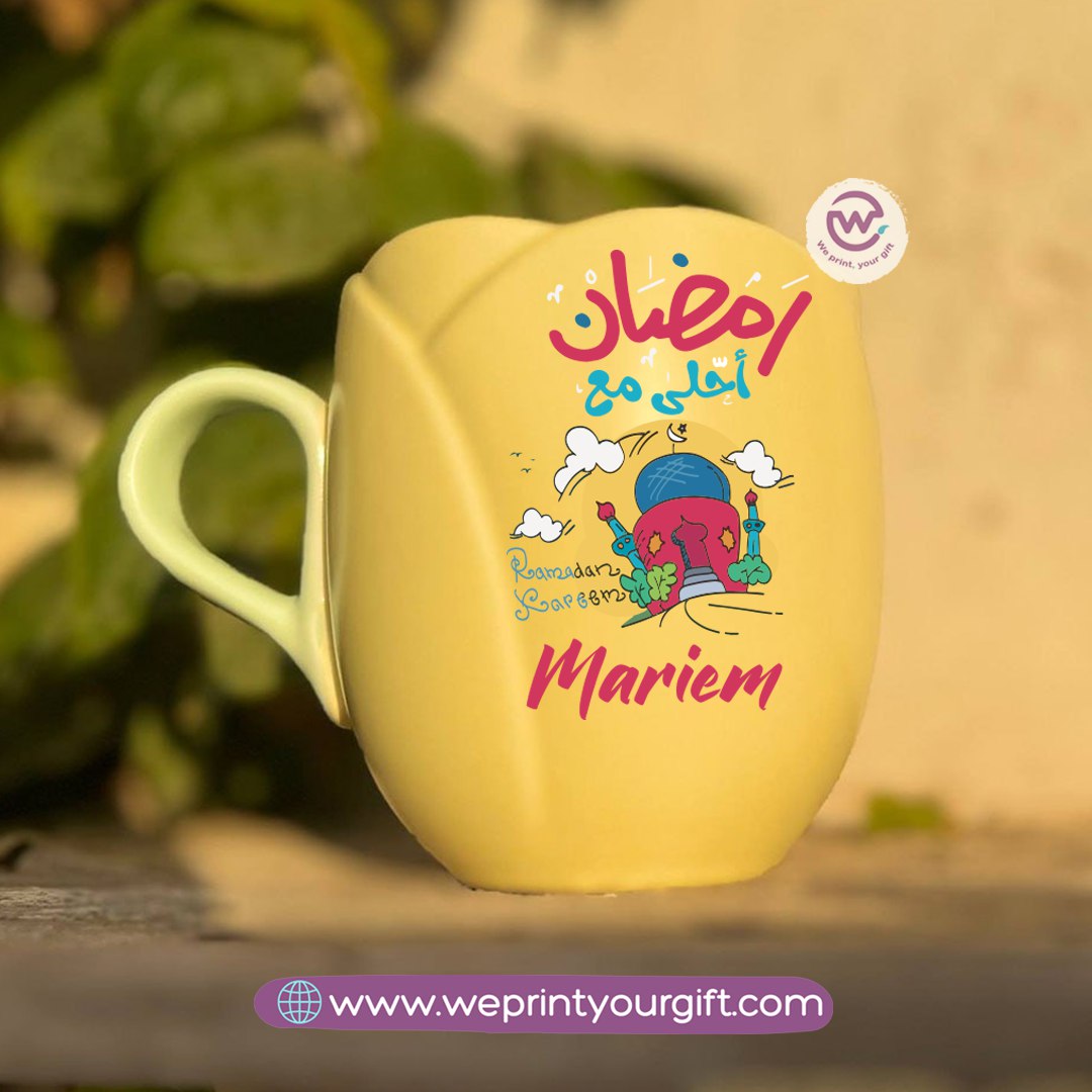 Tulip Flower Mug – 300 ml | Ramadan Design