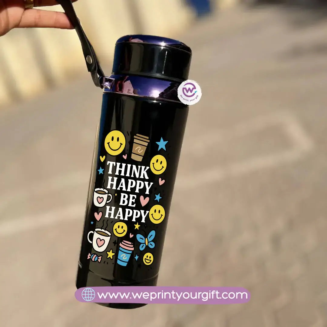 Thermal Bottle Stainless Steel with Infuser – 800ml | Motivational Doodle Design - WE PRINT
