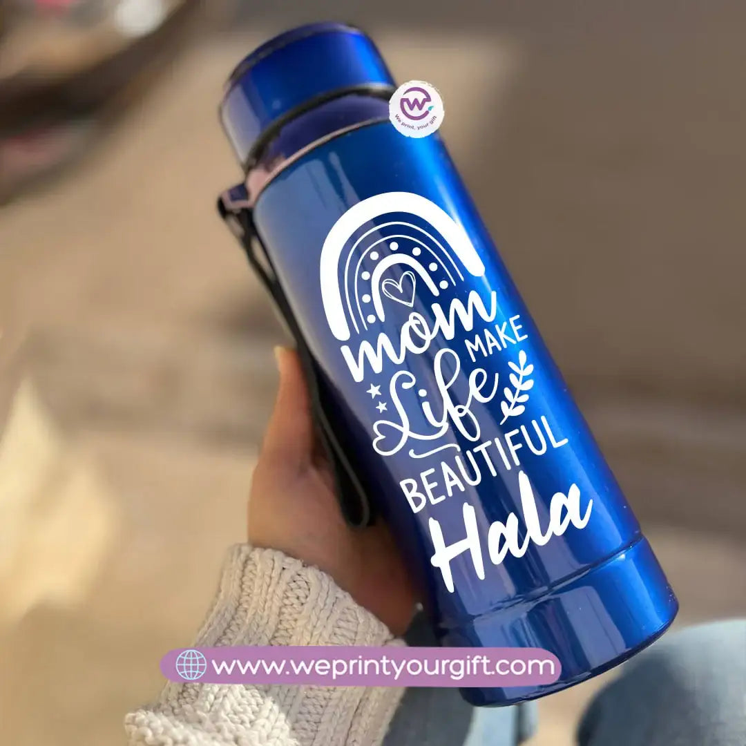 Thermal Bottle Stainless Steel with Infuser – 800ml | Mother’s Day Design - WE PRINT