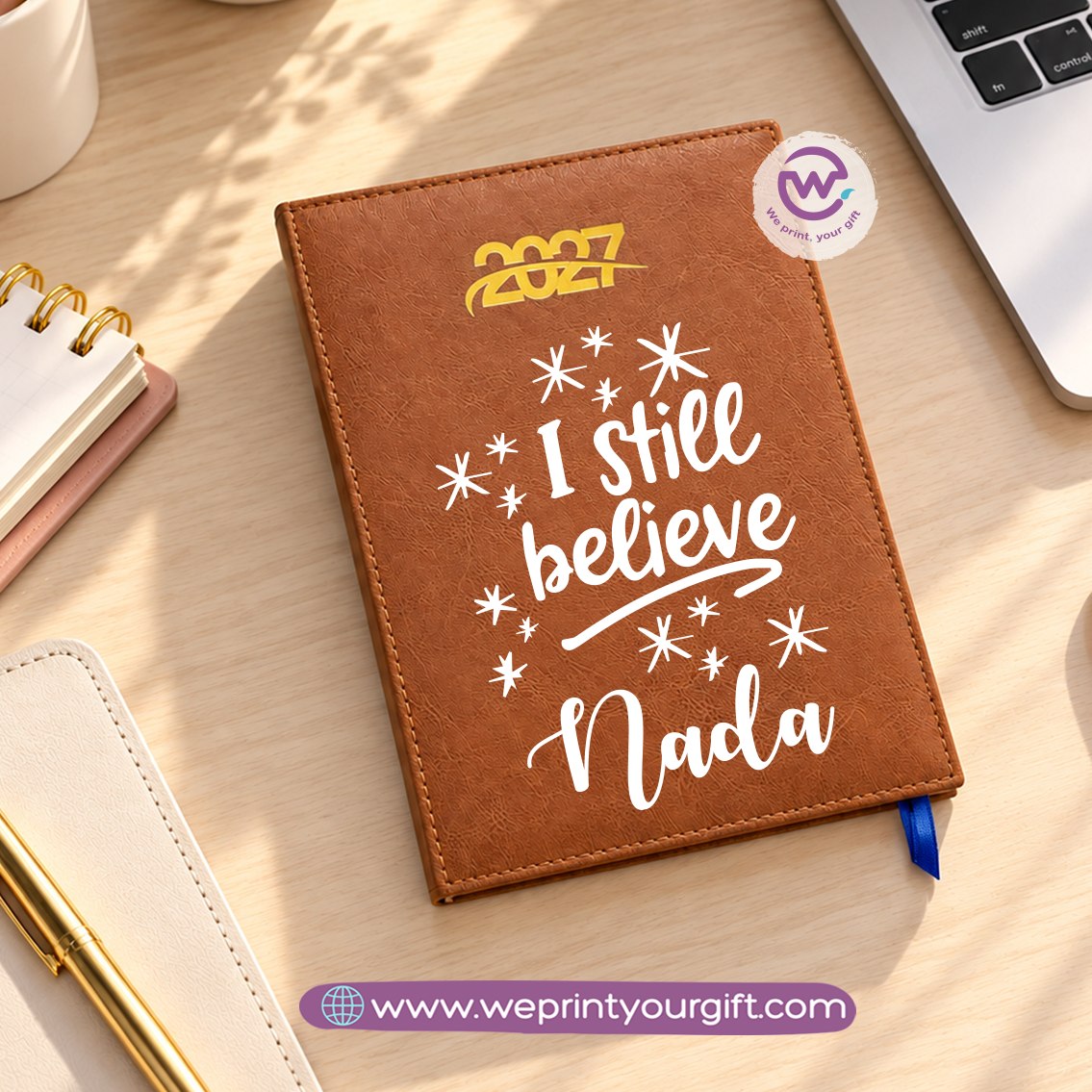 Christmas 2027 Daily Planner – Personalized Agenda & Diary with Festive Designs
