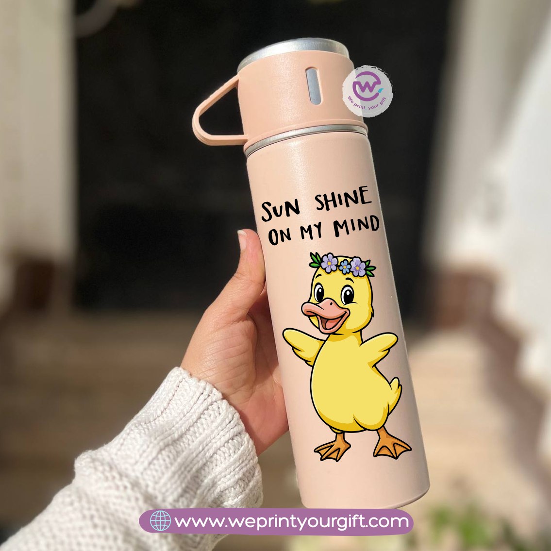 Summer & Beach Thermal Flask Set – 500ml