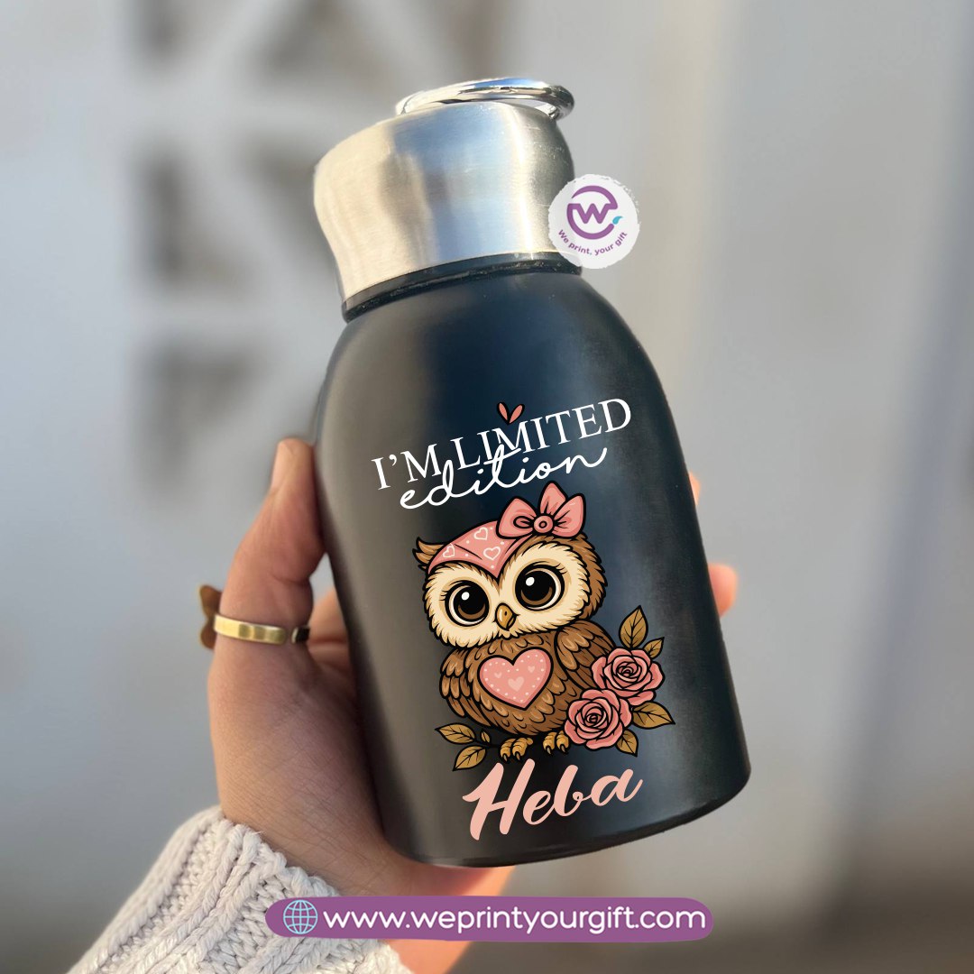 Mini Thermal Coffee Mug – 300ml | 304 Stainless Steel | Cute Owl Designs