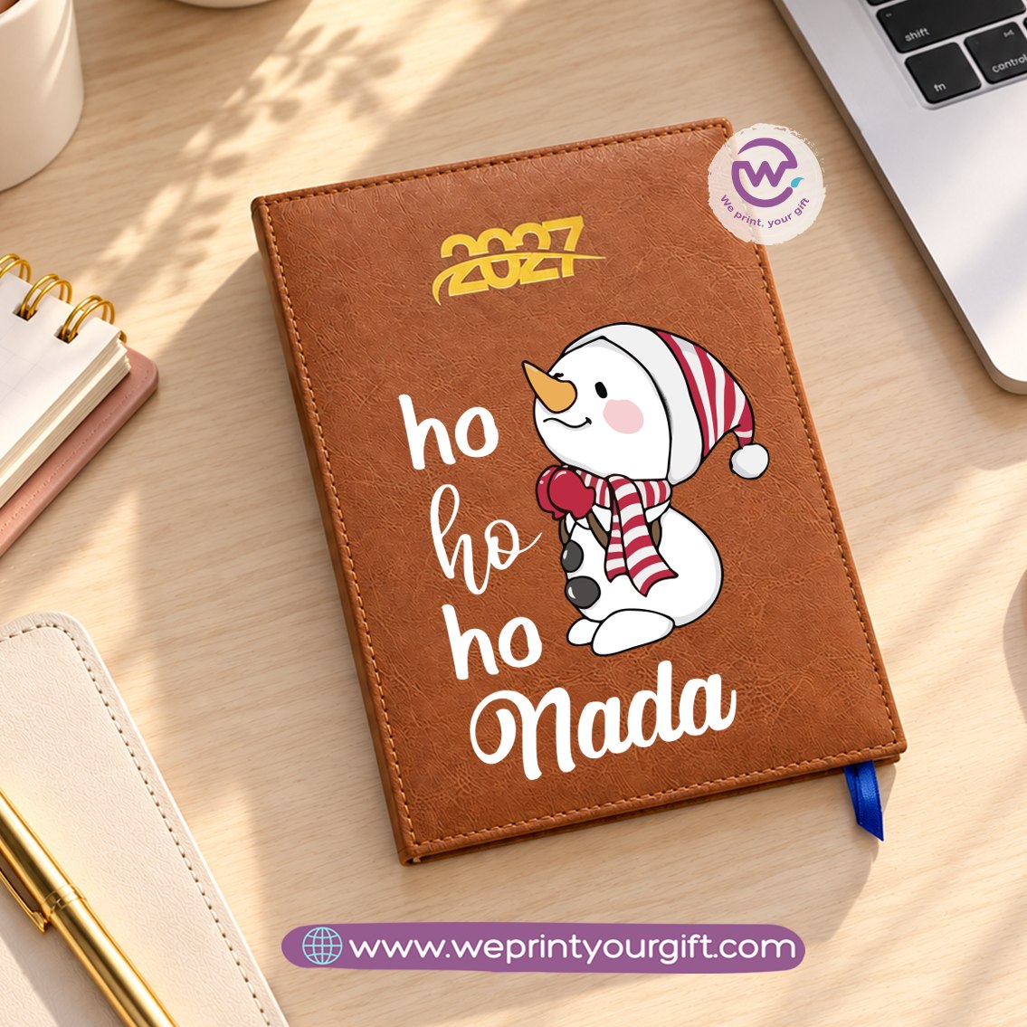 Christmas 2027 Daily Planner – Personalized Agenda & Diary with Festive Designs
