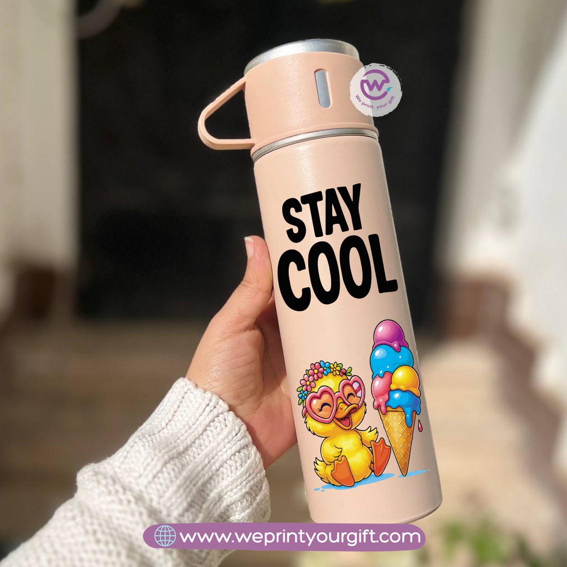 Summer & Beach Thermal Flask Set – 500ml