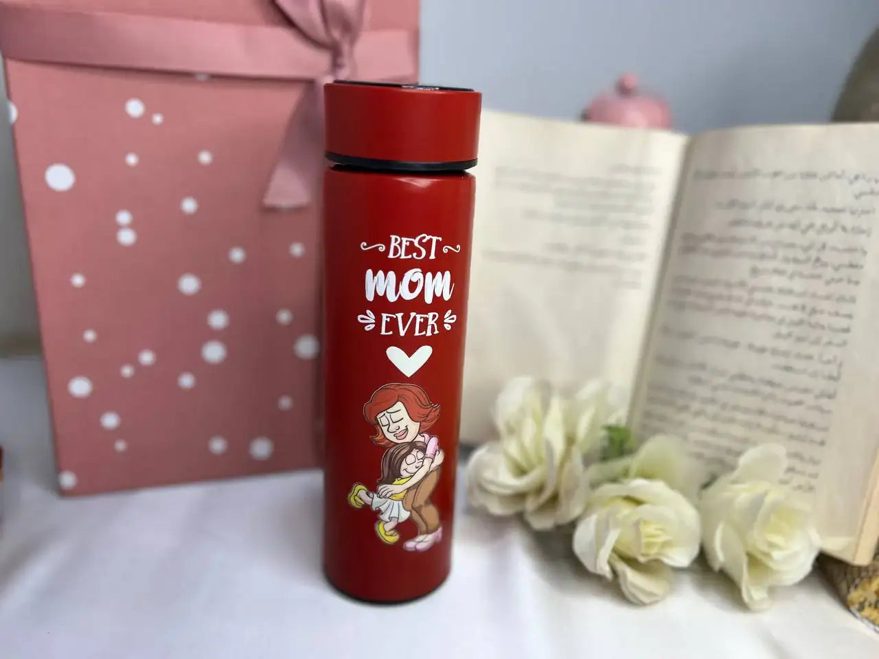 Digital Stainless Steel Thermos with Touch Screen –Sticker Print-Buy 2 Get 1 free - WE PRINT
