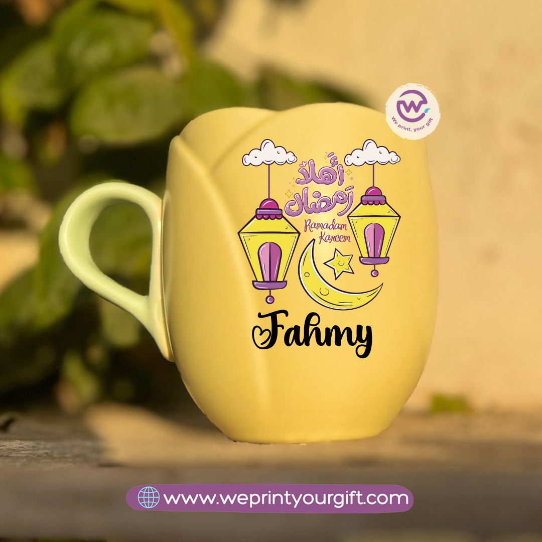 Tulip Flower Mug – 300 ml | Ramadan Design
