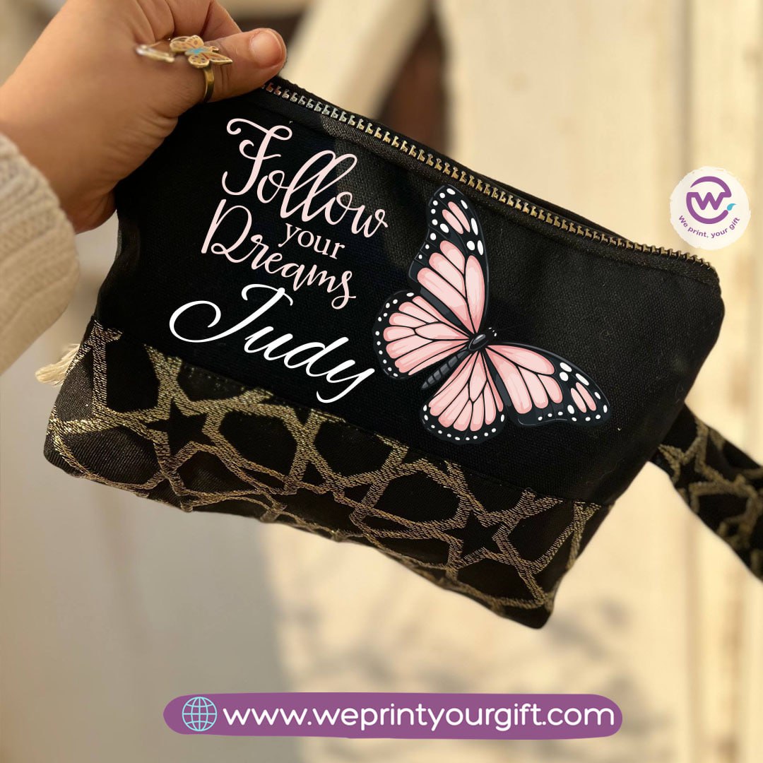 Pencil Case with Islamic Patterns & Tassels | Motivational Digital Art Designs – 17 × 23 cm