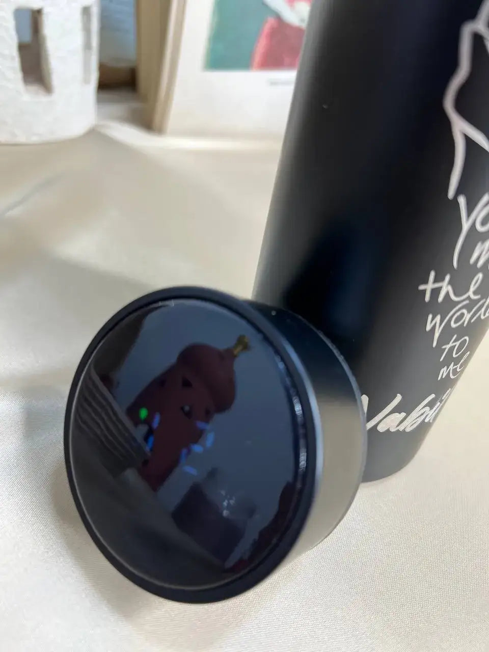Black Thermal Thermos with screen Lid - Engrave -Buy 2 Get 1 Free - WE PRINT
