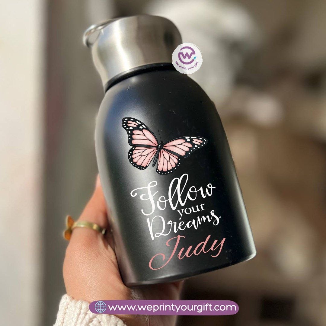 Mini Thermal Coffee Mug – 300ml | 304 Stainless Steel | Motivational Digital Art Designs