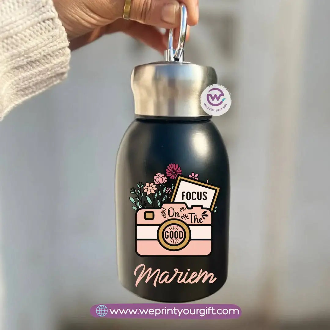 Mini Thermal Coffee Mug – 300ml | 304 Stainless Steel | Retro Motivational Designs
