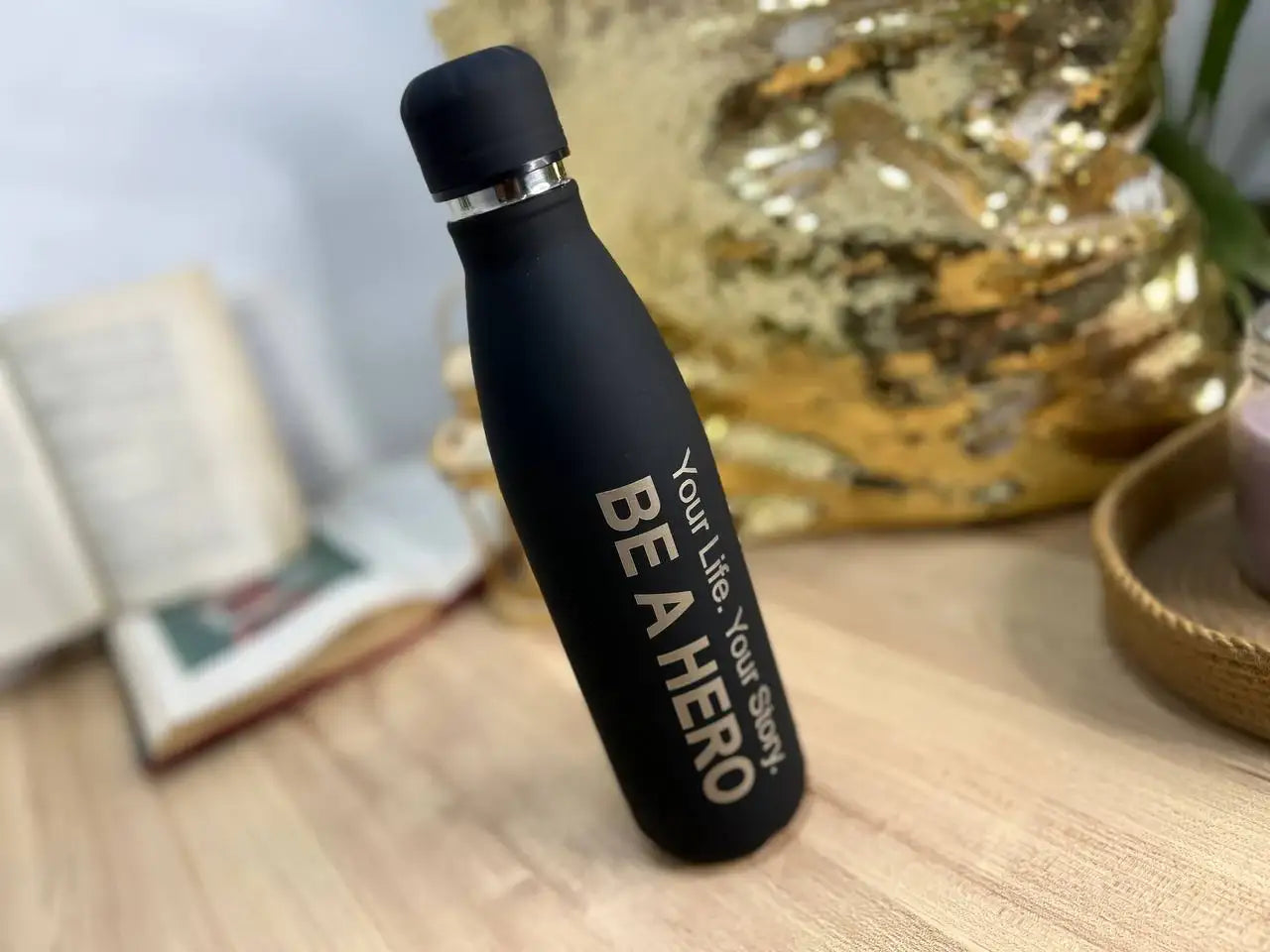 Black Thermal Water Flask- Buy 2 Get 1 Free - WE PRINT