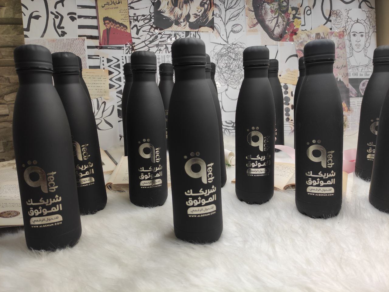 Black Thermal Water Flask- Buy 2 Get 1 Free - WE PRINT