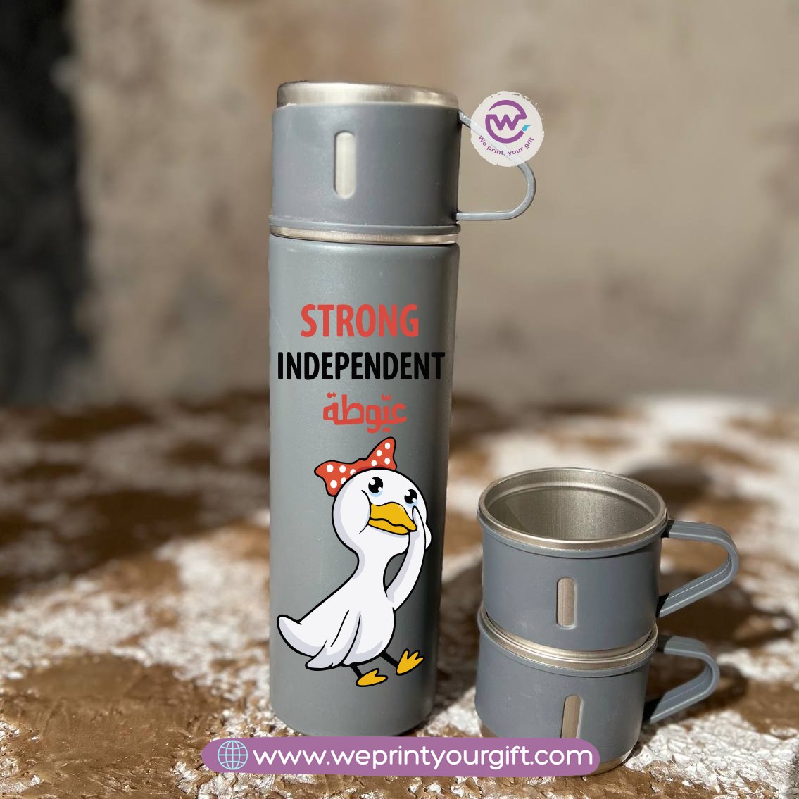 Comedy Break Thermal Flask Set – 500ml