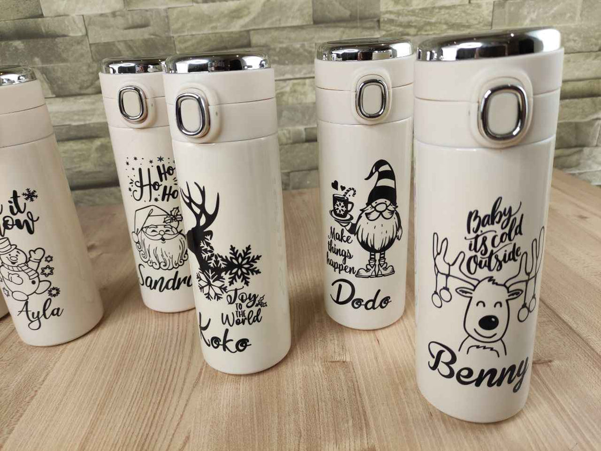 Smart Personalized Thermal Flask with Digital Temperature Display - Buy 2 Get 1 Free