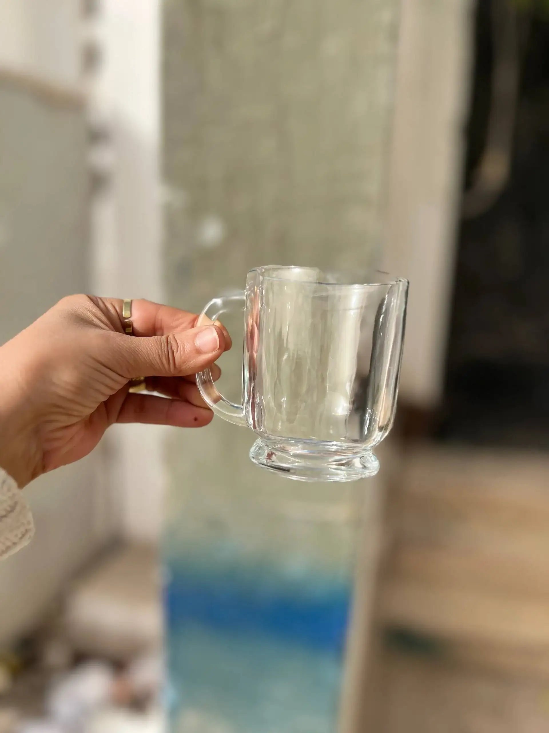 كوب قهوة إسبريسو زجاجي شفاف - 250 مل | خيارات التخصيص