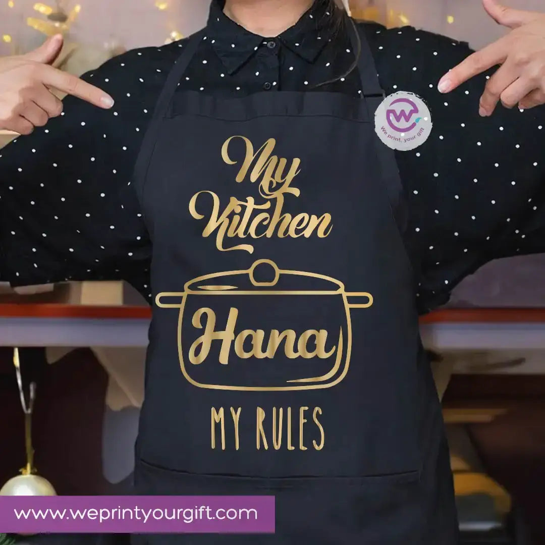 Cooking & Kitchen Apron – Heavy Cotton Apron with Front Pocket and Adjustable Tie - WE PRINT